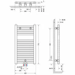Schulte Badheizhörper München, Heizkörper Mit Mittenanschluss, Farbton Alpinweiß, 77,5 X 40 Cm, 314 Watt Leistung 7 Schulte Badheizhörper München, Heizkörper Mit Mittenanschluss, Farbton Alpinweiß, 77,5 X 40 Cm, 314 Watt Leistung -SCHULTE Shop 19863518 3