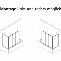 Schulte Duschabtrennung Für Badewanne Smart, 3-teilig Mit Seitenwand, 3 Mm Sicherheitglas (ESG) Klar Hell, Faltwand: 129 X 121 Cm, Seitenwand Geeignet Für Eine 73 - 76 Cm Wanne, Profilfarbe: Alpinweiß 9 Schulte Duschabtrennung Für Badewanne Smart, 3-teilig Mit Seitenwand, 3 Mm Sicherheitglas (ESG) Klar Hell, Faltwand: 129 X 121 Cm, Seitenwand Geeignet Für Eine 73 - 76 Cm Wanne, Profilfarbe: Alpinweiß -SCHULTE Shop 20086037 3