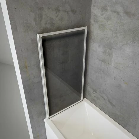 Schulte Duschwand Smart Inkl. Klebe-Montage, 70 X 121 Cm, 1-teilig Faltbar, 3 Mm Sicherheits-Glas Klar Hell, Alu-Natur, Duschabtrennung Für Wanne 4 Schulte Duschwand Smart Inkl. Klebe-Montage, 70 X 121 Cm, 1-teilig Faltbar, 3 Mm Sicherheits-Glas Klar Hell, Alu-Natur, Duschabtrennung Für Wanne – Bild 2