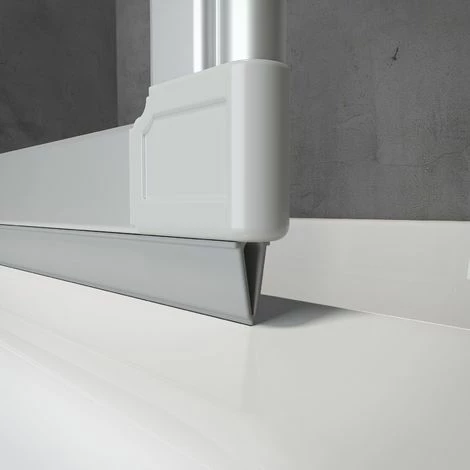 Schulte Duschwand Smart Inkl. Klebe-Montage, 70 X 121 Cm, 1-teilig Faltbar, 3 Mm Sicherheits-Glas Klar Hell, Alu-Natur, Duschabtrennung Für Wanne 5 Schulte Duschwand Smart Inkl. Klebe-Montage, 70 X 121 Cm, 1-teilig Faltbar, 3 Mm Sicherheits-Glas Klar Hell, Alu-Natur, Duschabtrennung Für Wanne – Bild 3