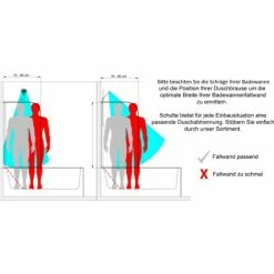 Schulte Duschwand Berlin, 70 X 130 Cm, 5 Mm Sicherheitsglas, Duschabtrennung Für Badewanne Alu-Natur, ESG Klar Hell 10 Schulte Duschwand Berlin, 70 X 130 Cm, 5 Mm Sicherheitsglas, Duschabtrennung Für Badewanne Alu-Natur, ESG Klar Hell -SCHULTE Shop 20153654 5