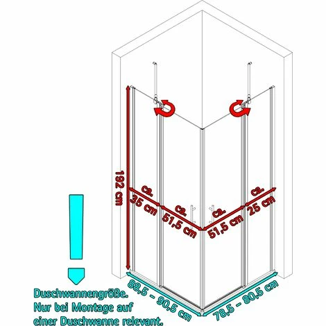 Duschkabine Alexa Style 2.0 Eckeinstieg von Schulte, 5 mm Sicherheitsglas (ESG) Klar hell inkl. fixil Beschichtung, Profilfarbe: Alu Natur, 90 x 80 x 192 cm Duschkabine Alexa Style 2.0 Eckeinstieg Von Schulte, 5 Mm Sicherheitsglas (ESG) Klar Hell Inkl. Fixil Beschichtung, Profilfarbe: Alu Natur, 90 X 80 X 192 Cm -SCHULTE Shop 20414915 3