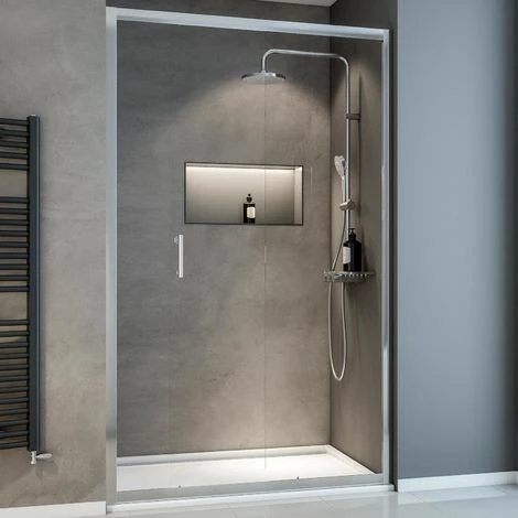 Duschtür Sunny Schiebetür In Nische Von Schulte, 5 Mm Sicherheitsglas (ESG) Klar Hell, Profilfarbe: Chromoptik, 120 X 190 Cm 3 Duschtür Sunny Schiebetür In Nische Von Schulte, 5 Mm Sicherheitsglas (ESG) Klar Hell, Profilfarbe: Chromoptik, 120 X 190 Cm