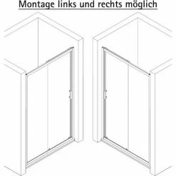 Duschtür Sunny Schiebetür In Nische Von Schulte, 5 Mm Sicherheitsglas (ESG) Klar Hell, Profilfarbe: Chromoptik, 120 X 190 Cm 7 Duschtür Sunny Schiebetür In Nische Von Schulte, 5 Mm Sicherheitsglas (ESG) Klar Hell, Profilfarbe: Chromoptik, 120 X 190 Cm -SCHULTE Shop 20613301 3
