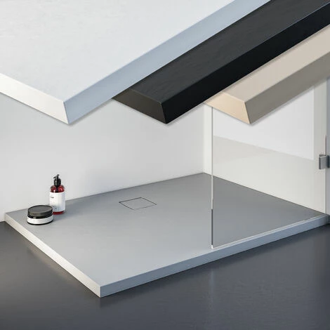 Duschwanne Schulte-plan aus Mineralguss mit Steinstruktur von Schulte, Materialstärke 4 cm inkl. Markenablauf (Durchmesser 9 cm), Steingrau (RAL 7030), 80 cm x 100 cm Duschwanne Schulte-plan Aus Mineralguss Mit Steinstruktur Von Schulte, Materialstärke 4 Cm Inkl. Markenablauf (Durchmesser 9 Cm), Steingrau (RAL 7030), 80 Cm X 100 Cm -SCHULTE Shop 20613410 1