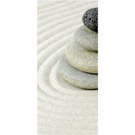 Verkleidungsplatte DecoDesign Foto Von Schulte, 3 Mm Starke Aluminiumverbundplatte, Inkl. Fixierklebeband Und Unterlegkeile, 90 X 210 Cm, Motiv: Zen-Steine + Sand 4 Verkleidungsplatte DecoDesign Foto Von Schulte, 3 Mm Starke Aluminiumverbundplatte, Inkl. Fixierklebeband Und Unterlegkeile, 90 X 210 Cm, Motiv: Zen-Steine + Sand – Bild 2