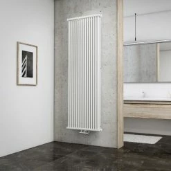 Badheizkörper Kiel Power Pack Von Schulte, Alpinweiß, Anschluss Unten Mittig, 60 X 180 Cm, 2026 Watt Leistung