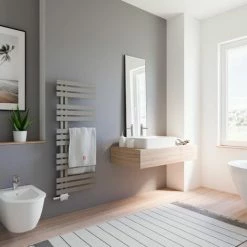 Schulte Designheizkörper Emma, Pulverbeschichtet In Dem Farbton Café Braun, Größe: 123,6 X 50 Cm