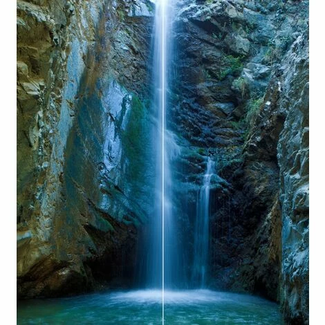 Schulte Duschrückwand Set über Eck, Chantara Wasserfall, 2 X 90x210 Cm, Wandverkleidung, Aluminiumverbundplatte, Fugenloser Fliesenersatz 4 Schulte Duschrückwand Set über Eck, Chantara Wasserfall, 2 X 90x210 Cm, Wandverkleidung, Aluminiumverbundplatte, Fugenloser Fliesenersatz – Bild 2