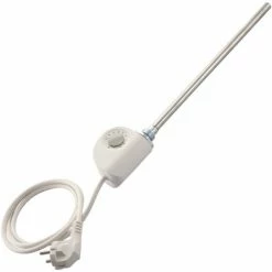 Schulte Zubehör Für Heizungen, Heizstab 3, 900 Watt Mit Regelung Der Temperatur , Kabellänge 1,2 M, Schutzart IPx4