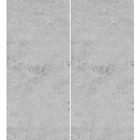 Schulte Duschrückwand Set über Eck, Dekor Stein Grau-hell, 2 X 90x210 Cm, Wandverkleidung Aus 3 Mm Aluminium-Verbundplatte D Als Fugenloser Fliesenersatz 4 Schulte Duschrückwand Set über Eck, Dekor Stein Grau-hell, 2 X 90x210 Cm, Wandverkleidung Aus 3 Mm Aluminium-Verbundplatte D Als Fugenloser Fliesenersatz – Bild 2