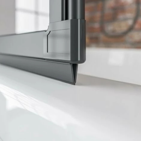 Schulte Duschabtrennung Für Badewanne Smart, 2-teilig Mit Seitenwand, Profilfarbe: Schwarz , 3 Mm Sicherheitglas (ESG) Klar Hell, Faltwand: 89 X 121 Cm, Seitenwand Geeignet Für Eine 68 - 71 Cm Wanne 5 Schulte Duschabtrennung Für Badewanne Smart, 2-teilig Mit Seitenwand, Profilfarbe: Schwarz , 3 Mm Sicherheitglas (ESG) Klar Hell, Faltwand: 89 X 121 Cm, Seitenwand Geeignet Für Eine 68 - 71 Cm Wanne – Bild 3