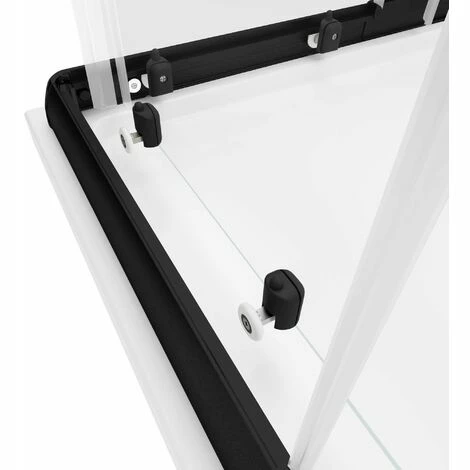 Schulte Duschkabine Sunny Eckeinstieg mit Schiebetüren, variabel von 75 - 90 cm, 180 cm, Montage auf Duschwanne oder Fliese, Profilfarbe Mattschwarz, 4 mm Sicherheitsglas (ESG) Klar hell Schulte Duschkabine Sunny Eckeinstieg Mit Schiebetüren, Variabel Von 75 - 90 Cm, 180 Cm, Montage Auf Duschwanne Oder Fliese, Profilfarbe Mattschwarz, 4 Mm Sicherheitsglas (ESG) Klar Hell -SCHULTE Shop 35107844 3