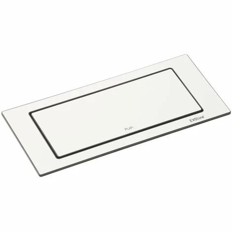 Schulte Steckdosenelement EVOLINE Backflip Glas Weiß, 2 Steckdosen, 1 USB 417576 2 Schulte Steckdosenelement EVOLINE Backflip Glas Weiß, 2 Steckdosen, 1 USB 417576