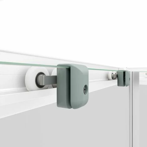 Schulte Duschkabine Sunny Eckeinstieg Mit Schiebetüren, Variabel Von 75 - 90 Cm, 180 Cm, Montage Auf Duschwanne Oder Fliese, Profilfarbe Alpinweiß, 4 Mm Sicherheitsglas (ESG) Klar Hell 5 Schulte Duschkabine Sunny Eckeinstieg Mit Schiebetüren, Variabel Von 75 - 90 Cm, 180 Cm, Montage Auf Duschwanne Oder Fliese, Profilfarbe Alpinweiß, 4 Mm Sicherheitsglas (ESG) Klar Hell – Bild 3