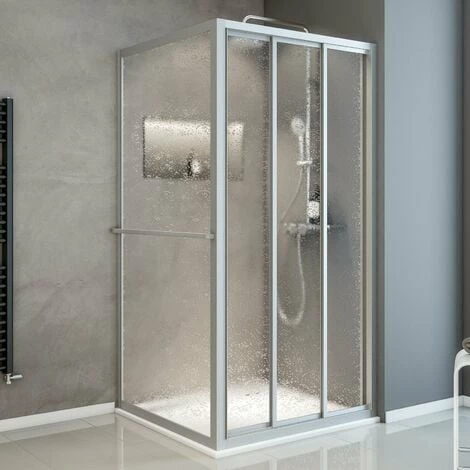 Schulte Sunny Gleittür Inklusive Seitenwand,Profilfarbe: Alunatur, Höhe: 175 Cm, Gleittür: 75 Cm, Seitenwand: 80 Cm 3 Schulte Sunny Gleittür Inklusive Seitenwand,Profilfarbe: Alunatur, Höhe: 175 Cm, Gleittür: 75 Cm, Seitenwand: 80 Cm