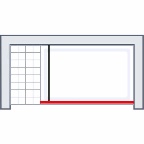 Schulte Walk In Dusche Alexa Style 2.0, ESG Sicherheitsglas Dekor Frame Mattschwarz, Profilfarbe: Schwarz, Größe 90 X 200 Cm 4 Schulte Walk In Dusche Alexa Style 2.0, ESG Sicherheitsglas Dekor Frame Mattschwarz, Profilfarbe: Schwarz, Größe 90 X 200 Cm – Bild 2