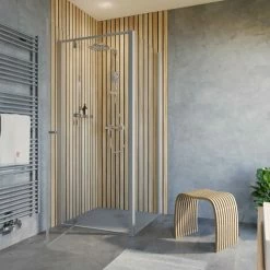 Schulte Duschkabine Drehtür Inkl. Seitenwand Trend 2.0, Größe: 90 X 90 Cm, Höhe: 200 Cm, Profilfarbe: Alu Natur , Sicherheitsglas: Klar Hell 7 Schulte Duschkabine Drehtür Inkl. Seitenwand Trend 2.0, Größe: 90 X 90 Cm, Höhe: 200 Cm, Profilfarbe: Alu Natur , Sicherheitsglas: Klar Hell -SCHULTE Shop 60286294 2