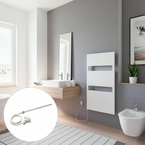 Schulte Heizkörper* Turin Befüllt, Inkl. Heizstab Und Befüllung, Größe: 114,3 X 60,5 Cm, Farbe: Alpinweiß, Heizstab 2 Links 3 Schulte Heizkörper* Turin Befüllt, Inkl. Heizstab Und Befüllung, Größe: 114,3 X 60,5 Cm, Farbe: Alpinweiß, Heizstab 2 Links