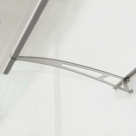 SCHULTE Vordach Haustürdach Edelstahl Acrylglas Klar 2050x1420 Überdachung Türdach 7 SCHULTE Vordach Haustürdach Edelstahl Acrylglas Klar 2050x1420 Überdachung Türdach – Bild 5