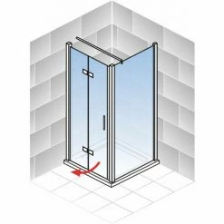Schulte Drehfalttür Mit Seitenwand Garant 2.0, 6 Mm ESG Sicherheitsglas Klar Hell, Profilfarbe: Alu Natur, Größe 90 X 90 X 200 Cm, Anschlag Rechts 9 Schulte Drehfalttür Mit Seitenwand Garant 2.0, 6 Mm ESG Sicherheitsglas Klar Hell, Profilfarbe: Alu Natur, Größe 90 X 90 X 200 Cm, Anschlag Rechts -SCHULTE Shop 71990863 3