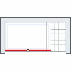 Schulte Duschwand Walk In Mit Dreh-Falt- Element, 6 Mm ESG Sicherheitsglas Klar Hell, Profilfarbe: Alu Natur, Größe: 90 X 200 Cm, Anschlag Links 9 Schulte Duschwand Walk In Mit Dreh-Falt- Element, 6 Mm ESG Sicherheitsglas Klar Hell, Profilfarbe: Alu Natur, Größe: 90 X 200 Cm, Anschlag Links -SCHULTE Shop 71990876 3