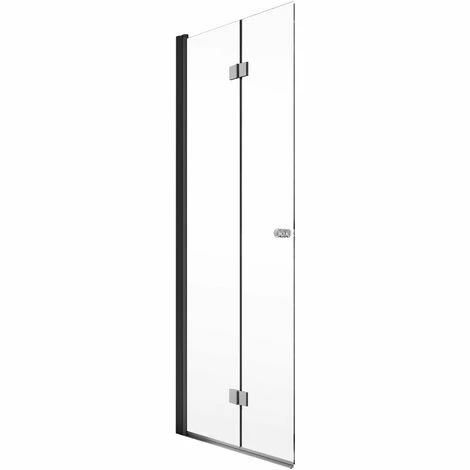 Schulte Duschwand Walk In mit Dreh-Falt- Element, 6 mm ESG Sicherheitsglas Klar hell, Profilfarbe: Mattschwarz, Größe: 120 x 200 cm, Anschlag links Schulte Duschwand Walk In Mit Dreh-Falt- Element, 6 Mm ESG Sicherheitsglas Klar Hell, Profilfarbe: Mattschwarz, Größe: 120 X 200 Cm, Anschlag Links -SCHULTE Shop 71990884 2