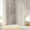 Schulte Duschwand Walk In Mit Dreh-Falt- Element, 6 Mm ESG Sicherheitsglas Klar Hell, Profilfarbe: Chromoptik, Größe: 100 X 200 Cm, Anschlag Links 2 Schulte Duschwand Walk In Mit Dreh-Falt- Element, 6 Mm ESG Sicherheitsglas Klar Hell, Profilfarbe: Chromoptik, Größe: 100 X 200 Cm, Anschlag Links -SCHULTE Shop 71990886 1