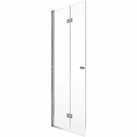 Schulte Duschwand Walk In Mit Dreh-Falt- Element, 6 Mm ESG Sicherheitsglas Klar Hell, Profilfarbe: Chromoptik, Größe: 100 X 200 Cm, Anschlag Links 4 Schulte Duschwand Walk In Mit Dreh-Falt- Element, 6 Mm ESG Sicherheitsglas Klar Hell, Profilfarbe: Chromoptik, Größe: 100 X 200 Cm, Anschlag Links – Bild 2